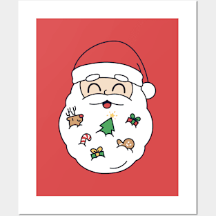 Happy Santa Posters and Art